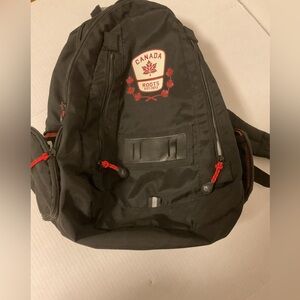Roots Black Backpack